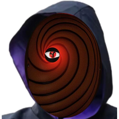 Led Uchihaas Masque Halloween Obitoos,Masque Horreur Universel Halloween Pour Adultes Hommes Femmes,3 Effets De Lumière,Carnaval,Mascarade,Cosplay,A2.[J218]