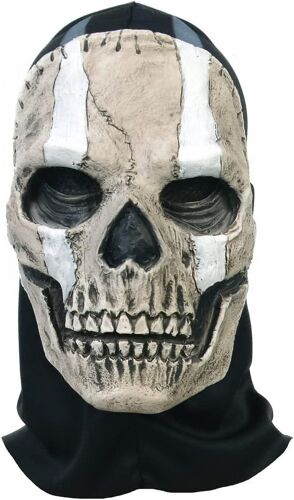 Ghost Skull Face Mask All Latex Masque Unisexe Masques De Moto.[J532]