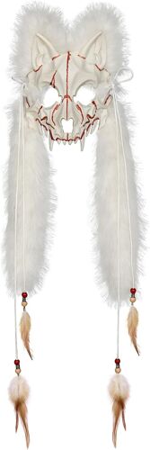 Masque Loup Realiste Masque Loup Garou Masque Halloween Adulte Femmes Hommes.[J47]