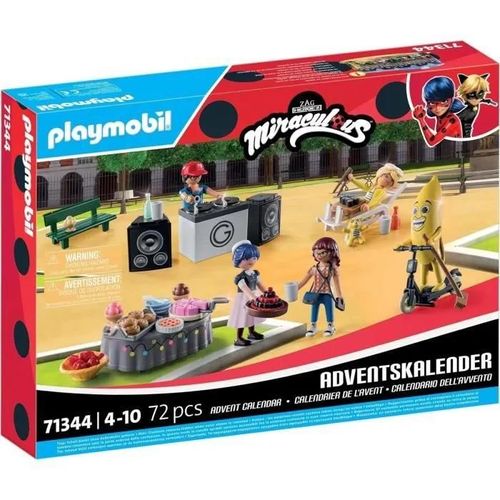 Playmobil Miraculous 71344 - Calendrier De L'avent - Miraculous Pique-Nique À Paris 2024