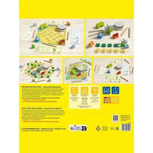 Jeu De Société - Haba - Meine Ersten Spiele - Klang-Spielesammlung - Mixte - 3 Ans Et Plus