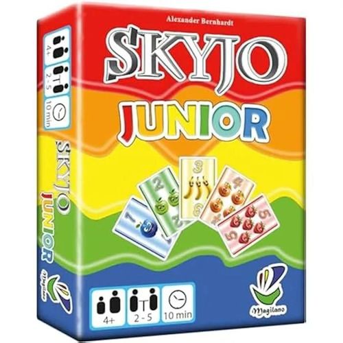 Jeu De Société - Magilano - Skyjo Junior - Apprentissage Ludique - Plaisir Familial - 2 À 5 Joueurs
