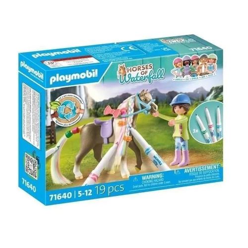 Playmobil Horses Of Waterfall 71640 - Cavalière Avec Crinière De Cheval À Colorier