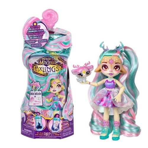 Magic Mixies Galaxy Hair Pixlings Poupée Deerlee