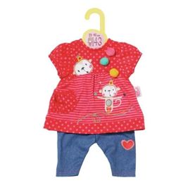 Ensemble d'habits de poupée - ZAPF - Dolly Moda - Pantalon rouge - Multicolore - 3 ans et plus