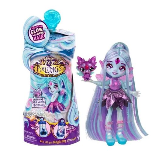 Magic Mixies Galaxy Hair Pixlings Poupée Flyt la libellule