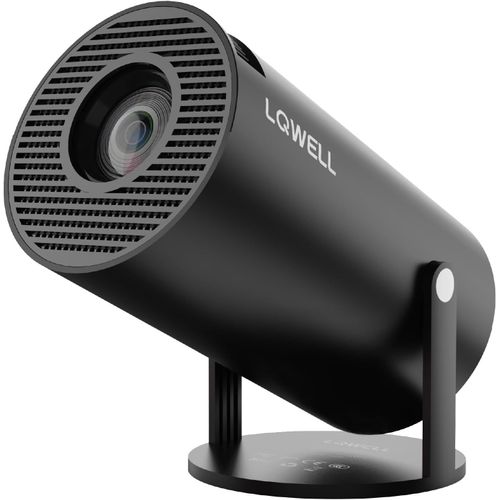 Mini projecteur HY300 Pro, Compatible 4K 1080P, avec Android 11, Wi-FI 6, Bluetooth 5.0, Compatible Airplay et Miracast, pour Android/iPhone/PC/Mac/Switch