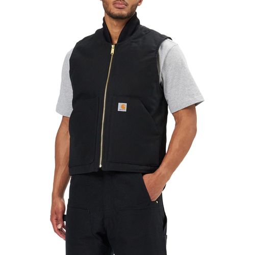 Carhartt Duck Arctic Quilt Lined Gilet, Noir, Taille 3xl Pour Hommes