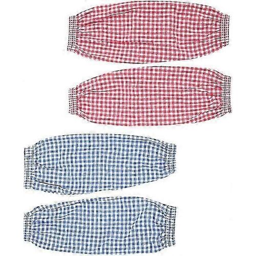 2 Paires Résistant Aux Taches Vérifier Manches Couvre-Bras Pour Hommes Manches Pour Hommes Peinture Manches Cuisine Manches De Bras Nettoyage Surmanches Protecteur De Bras
