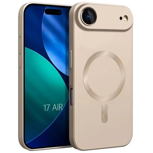 Coque Pour Iphone Air, Protection Silicone Souple Slim Anti-Rayures Avec Cercle Magnétique Doré - Efconnection
