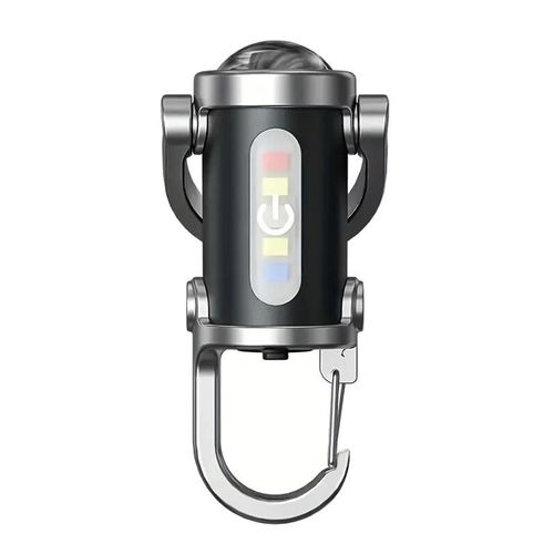 Mini Lampe De Poche Porte-Clés Led Cob Puissante,Rechargeable Par Usb,Lampe De Travail Suspendue,Étanche,Lampe De Poche Pour Camping Et Marche.1Pcs.