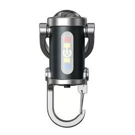 Mini Lampe De Poche Porte-Clés Led Cob Puissante,Rechargeable Par Usb,Lampe De Travail Suspendue,Étanche,Lampe De Poche Pour Camping Et Marche.1Pcs.