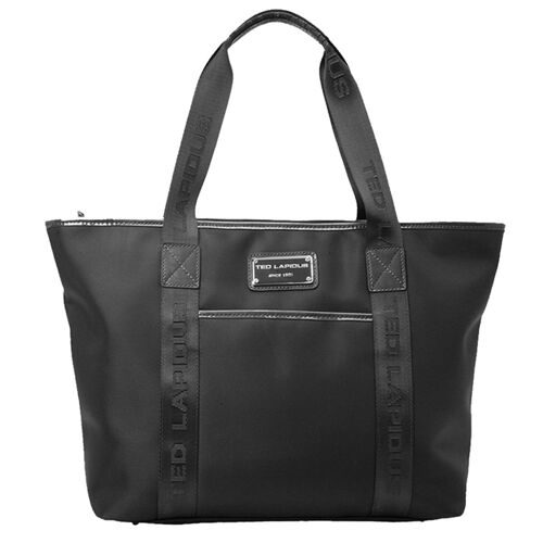 PROMOTION ! Sac shopping 'Ted lapidus' noir - 47x28x16 cm