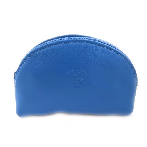 Porte-monnaie Cuir 'Frandi' bleu