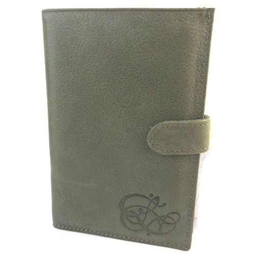 PROMOTION ! Portefeuille cuir pailleté 'Les Trésors De Lily' vert treillis (3 volets) - 15x10. 5x2 cm