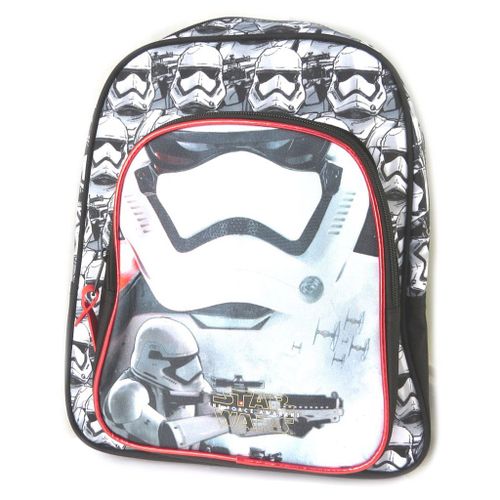PROMOTION ! Sac à dos enfant 'Star Wars' noir blanc - 34x28x15 cm
