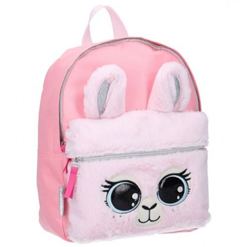 PROMOTION ! Sac à dos peluche 'Lama Mania' rose (Lulupop & the Cutiepies) - 33x26x10. 5 cm