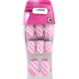 Planche De Faux-Ongles 'scarlett' Rose Rose