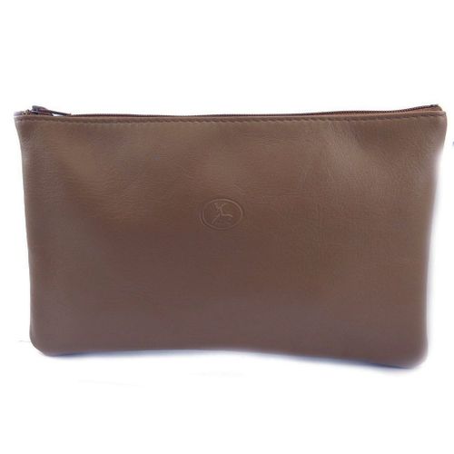 Trousse à maquillage Cuir 'Frandi' marron