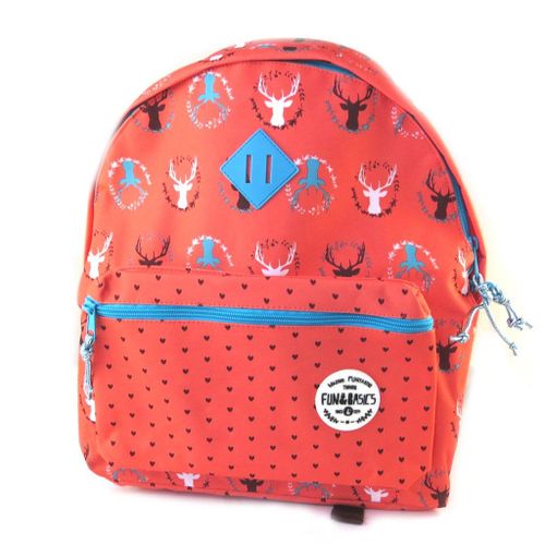 PROMOTION ! Sac à dos 'Fun & Basics' cerf rouge - 41x33x12. 5 cm