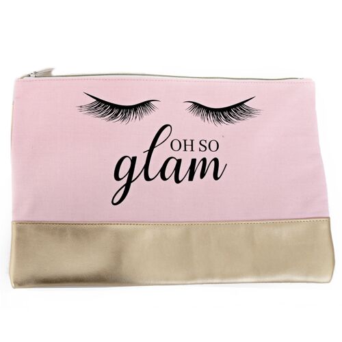 PROMOTION ! Trousse de toilette 'Diva - Yeux Endormis' rose (Oh so glam) - 36x23 cm