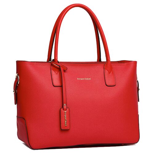 Sac créateur 'Jacques Esterel' rouge - 35x25. 5x14 cm