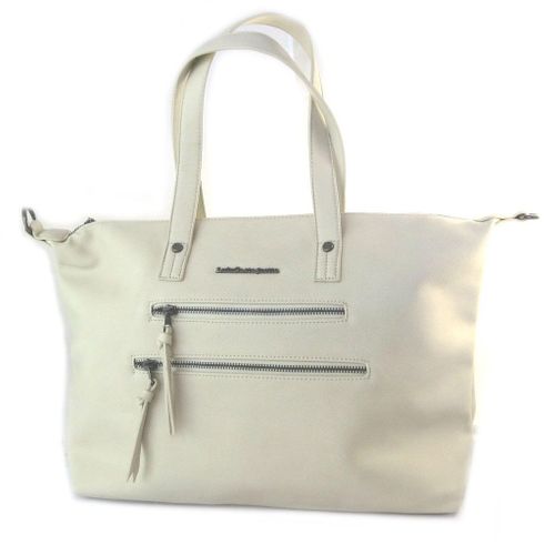 PROMOTION ! Sac créateur 'Lulu Castagnette' ivoire - 46x31x16 cm