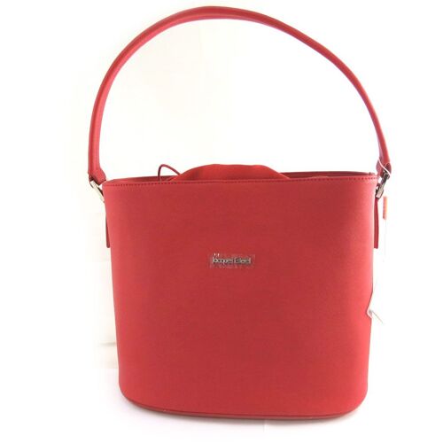 Sac cuir 'Jacques Esterel' rouge
