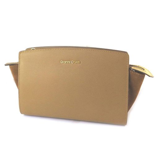 PROMOTION ! Sac cuir 'Gianni Conti' camel - 28x17x7 cm