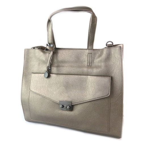 Sac créateur 'Lulu Castagnette' mordoré - 38x31x13 cm