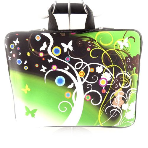 PROMOTION ! Serviette ordinateur portable 'Floralies' néoprène (15')
