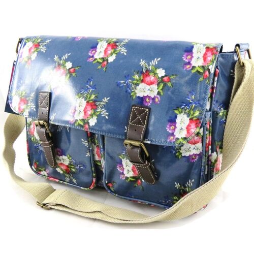 Sac créateur 'Liberty' bleu beige