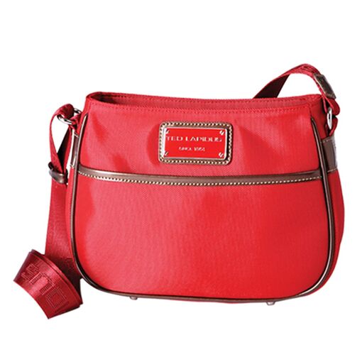 Sac Bandoulière Ted Lapidus Rouge - Simili Cuir - Neuf Avec étiquettes