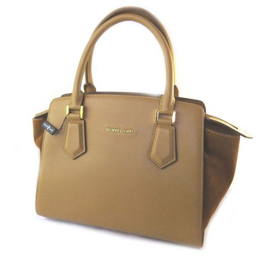 PROMOTION ! Sac cuir 'Gianni Conti' camel - 28x22x16 cm