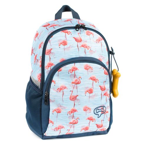 PROMOTION ! Sac à dos 'Stones and Bones' turquoise rose (flamant rose) - 40x29x17 cm