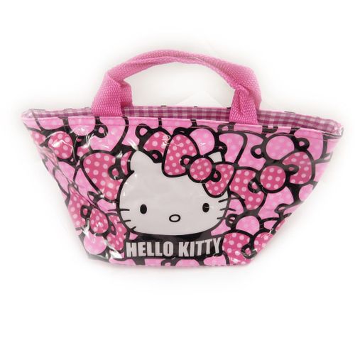 PROMOTION ! Sac shopping 'Hello Kitty' rose - 30x15x14 cm