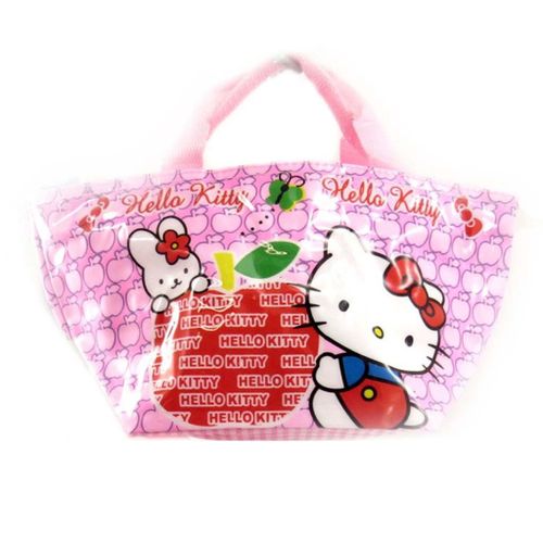 PROMOTION ! Sac shopping 'Hello Kitty' rose - 30x15x14 cm