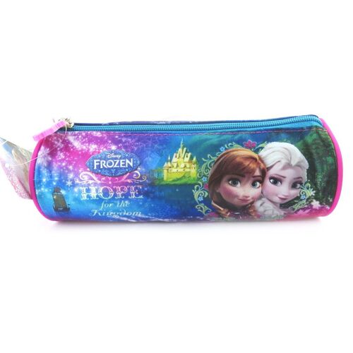 Trousse tube 'Frozen - Reine des Neiges' rose bleu