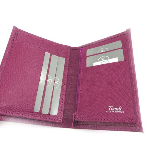 Portefeuille Cuir européen 'Frandi' violet
