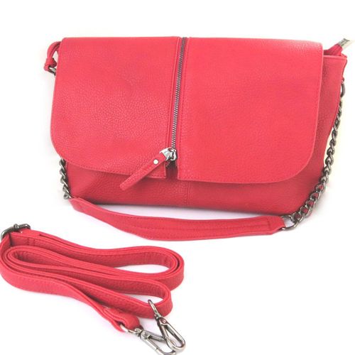 Sac créateur 'Lulu Castagnette' rouge - 35x20x10 cm