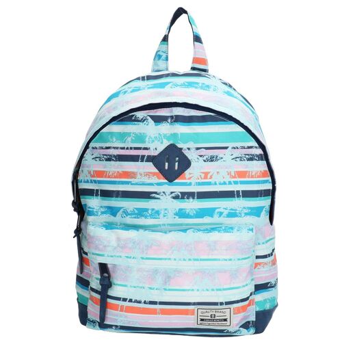 PROMOTION ! Sac à dos 'Enrico Benetti' turquoise tropical - 35x25x11 cm