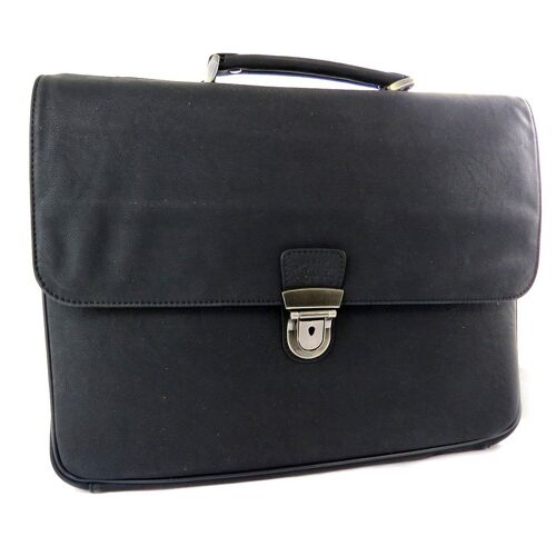 Serviette 'Lafayette' noir (3 Soufflets)