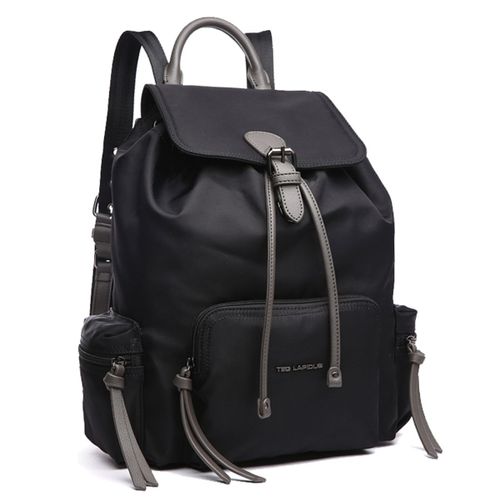 Sac à dos créateur 'Ted lapidus' noir - 36. 5x25x12 cm