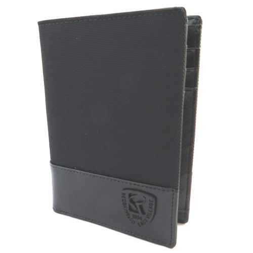 PROMOTION ! Portefeuille européen 'Redskins' noir - 13x9. 5x1. 5 cm