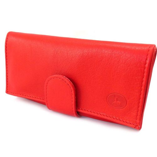 Grand porte-monnaie Cuir 'Frandi' rouge