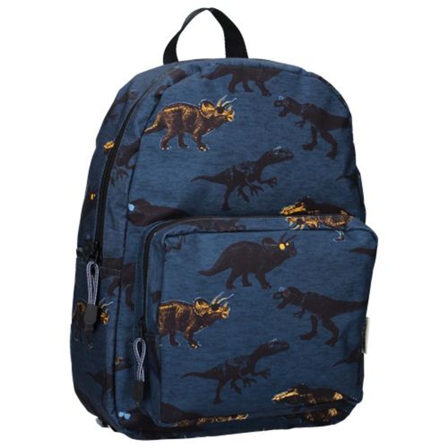 PROMOTION ! Sac à dos créateur 'Funky Zoo' bleu (dinosaures) - 39x30x15 cm
