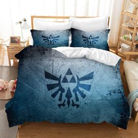 Parure De Lit 3 Pieces Pour Lit Double The Legend Of Zelda, Housse De Couette Pour Fille, Microfibre Ultra Douce Et Hypoallergénique