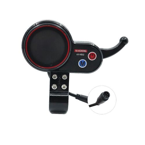 -Aoxiong Ax-Hb02 Compteur De Tableau De Bord De Scooter Électrique 36v 48v Réglable 6pin Pour Scooter Électrique