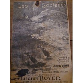 Les Goélands De Lucien Boyer, Partition Pour Voix, Éditions Ondet