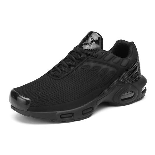 Chaussures Respirantes Pour Hommes Chaussures À Coussin D'air Chaussures De Course Hommes Sneakers Casual Mesh Shoes 218 Tout Noir,Eur 37,5 (Cn38)